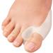 MojaSports Gel-Lined Toe Alignment Comfy Socks - 5 Pair Set with Big Toe Protector - Toe Separator Spacer for Yoga, Gym, Pedicure - White Medium - Buy Online on GoSupps.com