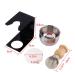 Classic Shaving Set for Men | Black Razor Holder Nylon Brush & Stainless Steel Bowl | Double-Sided Safety Razor | Luxury Grooming Kit - Buy Online on GoSupps.com