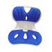 MERIGLARE Lumbar Support Pillow for Sitting Comfort Blue