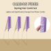 3 Pcs Anti-Static Tail Carbon Metal Hair Comb Set - Heat Resistant Salon Rattail Parting Comb for Women - Purple Color - Buy Online on GoSupps.com
