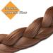 Silk-Co Women s Chestnut Brown Braided Hair Band - Vintage Elastic Headband for Weddings | Art Hair Tie & Braids Extensions (1.5cm) - Buy Online on GoSupps.com
