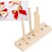 HEEPDD Wooden Ribbon Bow Maker Tool - Perfect for Gift Bows, Wrist Corsages, Decorations - Buy Online on GoSupps.com