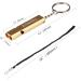 Buy Zoomsky 4-Piece Metal Whistle Set - Sports Referee & Emergency Signal Pipe | Outdoor Coaching Whistle with LED - Gold & Silver - Buy Online on GoSupps.com