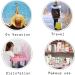 Foam Pumping Potting - 6 Pack White Plastic Travel Bottles with Gold Pump for Hand Soap & Cosmetics (50ml) - Buy Online on GoSupps.com