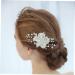 minkissy Pearl Tiara Bridal Headpiece Rhinestone Headpiece Crystal Headpiece Bridal Hair Comb Wedding Hair Comb Crystal Hair Comb Decor Hair Comb Decorate Bride Rhinestones - Buy Online on GoSupps.com