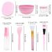YuCool DIY Facial Mask Mixing Tool Set - Pink | Silicone Brushes, Spatula, Spray Bottle & Headband - Buy Online on GoSupps.com