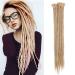 Braids Extensions Dreadlocks Extension Crochet Twist Braids Kunsthaar 5 Bundle Afro Zopf Hair Extensions Synthetic Braiding Hair extension such as real hair 35g-50cm # Ascheblond 50cm Ascheblond