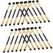 OHPHCALL 40 Pcs Double Ended Eyeshadow Brush Makeup Eye Brush Precision Eyeshadow Brush Eye Brush for Eyeshadow Eye Shadow Brush for Makeup Eyeshadow Makeup Brush Eyeshadow Brush for Women 12.50X0.50X0.50CMx2pcs Goldenx2pcs - Buy Online on GoSupps.com