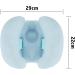 Qchomee 2 in 1 Baby Travel Pillow & Neck Brace | Adjustable Head Support for Car Seat, Pushchair, Stroller | Washable Insert Cushion for Toddler 3-24 Months | Blue 29x22cm - Buy Online on GoSupps.com