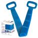 Body Scrubber for Shower with Dual-Sided Silicone Back Washer  Durable Cleaning Tools Strap Exfoliating Shower Bath Belt  80cm Body Scrub for Full Body Washing & Massage 100% Back Cleaning Coverage
