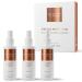 Georgette Klinger Facial Mist Trio - Face Spray Gift Set: Makeup Setting Pillow & Dewy Glow Hydration Kit With Nourishing Coconut Soothing Lavender and Invigorating Gardenia - 4.2 oz Each