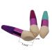 Buy Scala Foundation Makeup Sponge Eco Blender Set - 3pcs Green Rose & Brown | Best Beauty Cosmetics Egg Puff For Flawless Makeup - Buy Online on GoSupps.com