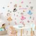 OOTSR Black Girl Inspirational Quote Butterfly Wall Decals Positive Decoration Girl Bedroom Art Inspirational Butterfly Stickers for Girls Nursery Home Room D cor (Ballerina Baby Girls Wall Stickers)