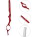 Fomiyes 11th Holder for Hair Cutting Tools | Slim Rustproof Hair Scissors & Thinning Cutter - 17.5x2cm Red - Perfect for Home Use - Buy Online on GoSupps.com