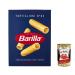 Italian Gourmet E.R. Barilla Tortiglioni No. 83 Pack of 10 pasta 100% Italian made with durum wheat semolina 500g + Italian Gourmet Polpa di Pomodoro 400g can