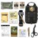 Rhino Rescue ifak trauma kit black molle emergency first aid emt tactical pouch military combat camping survival hiking everyday carry bleeding control (black)