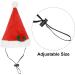 3 PCS - Cat Santa Hat with Jingle Bells Collar & Bow Tie Christmas Costume Set - Adjustable Xmas Outfit for Pets - Buy Online on GoSupps.com