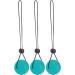 3 Pack Silicone Hand Grip Ball - Finger Massager Stress Relief & Fitness Training (Green 35 Degrees) - Buy Online on GoSupps.com