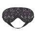Purple Black Goth Spooky Eye mask Soft Elastic and Adjustable Nighttime Comfort Sleeping mask Suitable for Both Men and Women