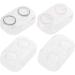 Solustre 16-Piece Contact Lens Container Cleaning Tools Set - Travel Storage with Clear Stand & Makeup Mirror - Bulk Available - Buy Online on GoSupps.com