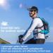Adjustable Bike Helmet for Men and Women - Cycling Safety Helmet with Sunshade, Lightweight ABS Leather - Includes Reflective Stickers and Ice Arm Sleeves - Buy Online on GoSupps.com