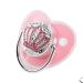 Buy Bling Baby Pacifier - Rhinestone Crown Soft Silicone Dummy for Infants | M Size Pink - Perfect for Breastfed Babies - Buy Online on GoSupps.com