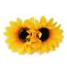 2Pcs Sunflower Alligator Hair Clips - Perfect Hair Accessories for Party, Beach, Wedding - Buy Online on GoSupps.com