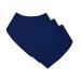 Royal Icon Baby Bandana Bibs - Stylish and Functional Baby Dribble Bibs 0-6 months - Soft and Absorbent Baby bibs 0-6 months - Perfect for Newborn Boys and Girls Bibs Set of 3/6 /12Pc 3 x Navy