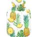 Naanle Pineapple Palm Leaf Hot Water Bottle - 1L Heat & Cold Therapy for Pain Relief | Transparent Design for Bed Hand & Foot Comfort - Buy Online on GoSupps.com