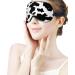 Cow Skin Animal Pattern Sleep Mask | Adjustable Eye Shades for Women | Comfortable Sleeping Cover - Buy Online on GoSupps.com