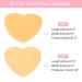 Buy uxcell 60 Count Heart-Shaped Compressed Facial Sponges - Daily Skincare Cleansing Pads for Home Kitchen & Travel - Orange - Buy Online on GoSupps.com