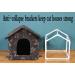 Outdoor Cat House for Feral Cats & Dogs | Waterproof Medium Brown Shelter with Support Rod - Buy Online on GoSupps.com