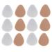 NOLITOY 6 Pairs Thickened Half Size Pad High Heel Cushions High Heel Front Cushion Metatarsal Pads High-Heel Half Sole Forefoot Cushion Pad Boot Heels High Heels Half Pad Women's Felt Assorted Color 7x6cm