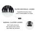 Beyelian C Curl Cluster Eyelashes - 48 PCs 0.07mm 16mm Individual DIY Extensions | Super Thin Black Band - Buy Online on GoSupps.com