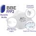 BBE Y20N FFP2 Mask | CE Certified German Manufacturer | Individually Packed | EN149:2001+A1:2009 | Ultralight & Large Size | Free Mask Clip | Pack of 5 - Buy Online on GoSupps.com