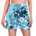 Zoestar Sequin Skirt Sparkly Sequin Wrap Skirt Dance Hip Scarf Shiny Party Skirts Club Costume Skirt for Women and Girls Large Light Blue