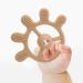 Caramel Color Baby Bite Toys Set | Rattle Bite Ring & Grip Shaker | Sensory Early Pedagogical Toys for Newborns & Toddlers - Buy Online on GoSupps.com
