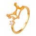 Zodiac sign Ring 12 Constellation Ring Adjustable Horoscop Collection Birthday Ring Gift for Women Teenage Girls Rings 16 (I One Size)