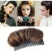 Invisible False Hair Clip Bun Base Bump Styling Tool - Light Brown - Buy Online on GoSupps.com