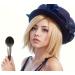 AzukiLife Large Makeup Brush Vegan Synthetic Bristles Compact Walnut Handle Ideal for Powder Blush Face - Professional Cruelty-Free Brush for Travel Home Work - Buy Online on GoSupps.com