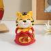 FOMIYES 2 Pcs Year of The Tiger Bobble Head Ornament The Sign Resin To Rotate Red Cake Red 1x2pcs 6X6X9.5CMx2pcs - Buy Online on GoSupps.com