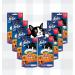 AETN Creations Felix Play Tubes Cat Treat Bundle Pack 8x50g Pouches Chicken and Liver Flavour plus AETN Chicken Stripes Treat Tasty Delicious Snack - Buy Online on GoSupps.com