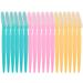 18 Pcs Eyebrow Razors Shaper, Safety Facial Hair Remover Face Shaver Trimmer, Exfoliating Dermaplaning Tool for Women and Men