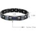 Titanium Power Magnetic Bracelet Magnetic Lymph Purifying Bracelet Titanium Slimming Therapy Magnetic Bracelet Magnetic Bracelet for Men Relieve Arthritis Pain (Silver-Blue 1pc) - Buy Online on GoSupps.com