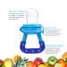 Baby Food Fruit Feeder Pacifier - Silicone Nipple Includes All The Sizes The Silicone Nipple Pouches Feeder Pacifier 6 Different Toy Teether in Appetite - Buy Online on GoSupps.com