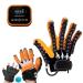 Rehabilitation Robot Glove Hand Stroke Recovery Equipment Finger Training Device Hemiplegia Finger Recovery Gloves Rehab Hand Exerciser Adjustable Mode Gear (Size : Left M)