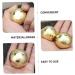 Frcolor Brass Massage Balls for Hand Exercises - Fitness Equipment & Muscle Relief - Ideal for Sports & Recovery - Buy Online on GoSupps.com
