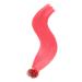 100% Remy Pink Bonding Extensions - 50cm U-Tip Hair Extensions with Keratin Bonding | 0.5g Smooth Strands #760 - Buy Online on GoSupps.com