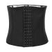 Wrap Waist Trainer Attached with 4 Rows of Super Elastic Yoga Belly Straps (XXL)