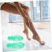 MAGICLULU 2 Pairs Slippers Quick Drying Shower Slippers Green Home Indoor Slippers Non Dorm Shoes Gym Foot Spa Soak Tub Shower Footware Massaging Travel Pvc Household Plastic Barrel 25x9.5cm 8x3pcs Greenx3pcs - Buy Online on GoSupps.com